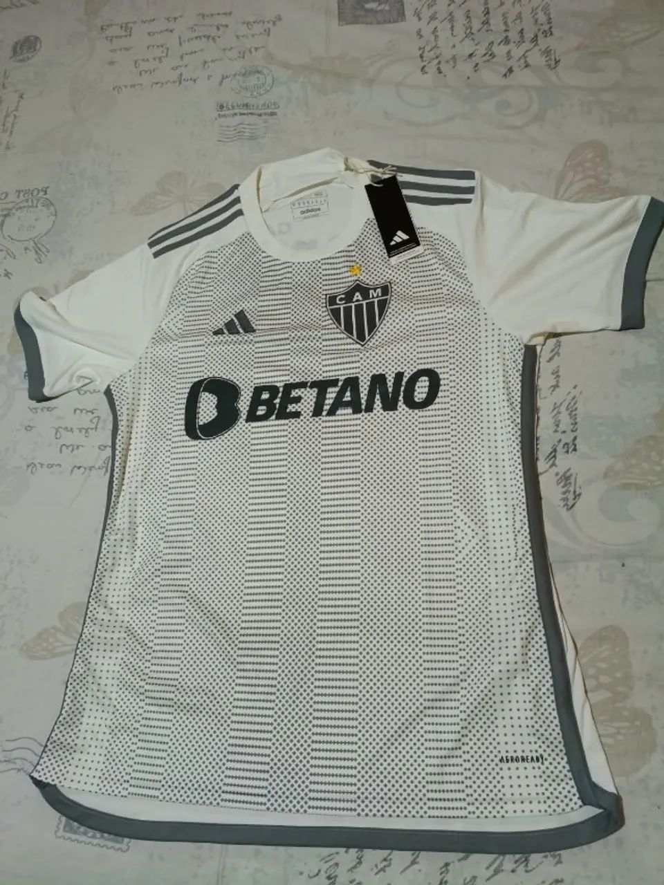 Camisa Atletico MG Oficial Nova Branca