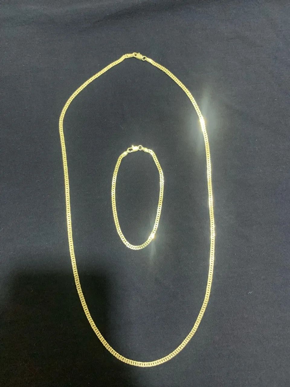 Cordão e pulseira de prata 925 - Foto 3