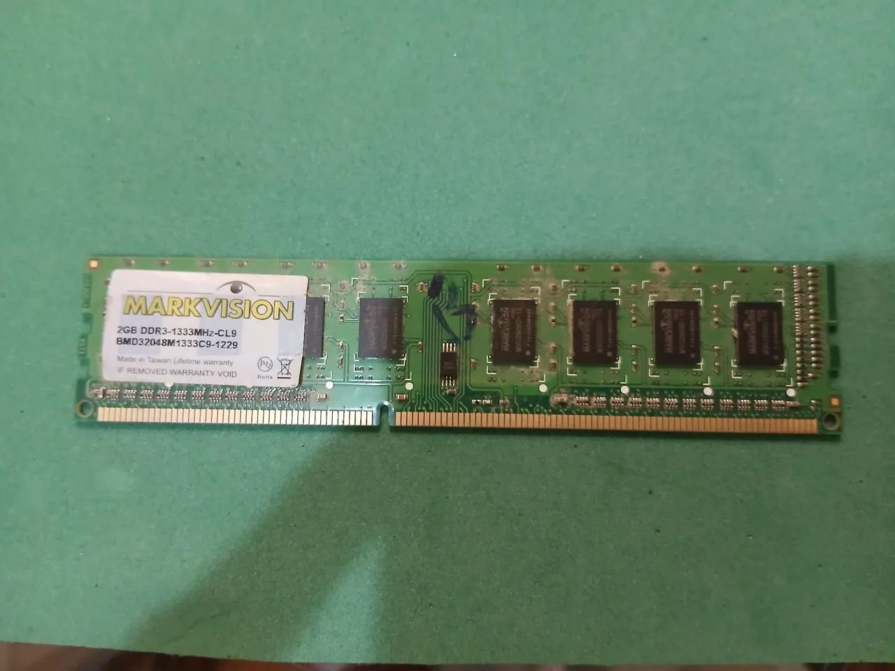 Memória DDR3 - 133 MHZ Markvision funcionando perfeitamente. 