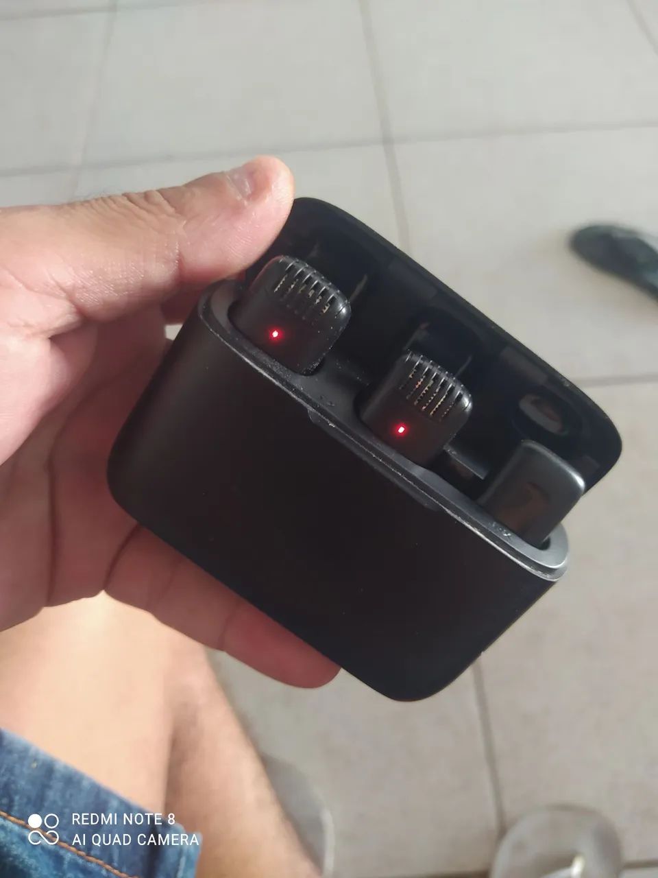 Vendo microfone lapela pra iPhone funcionando perfeitamente 