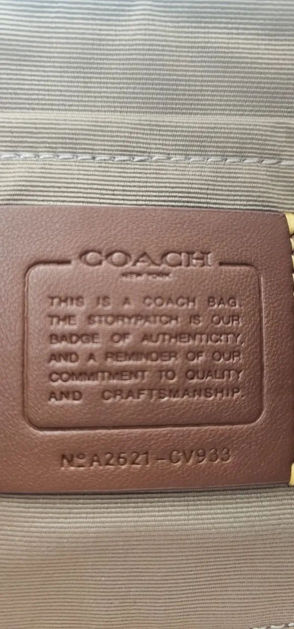 Bolsa Coach Teri Shoulder Original, nova com etiqueta  - Foto 2