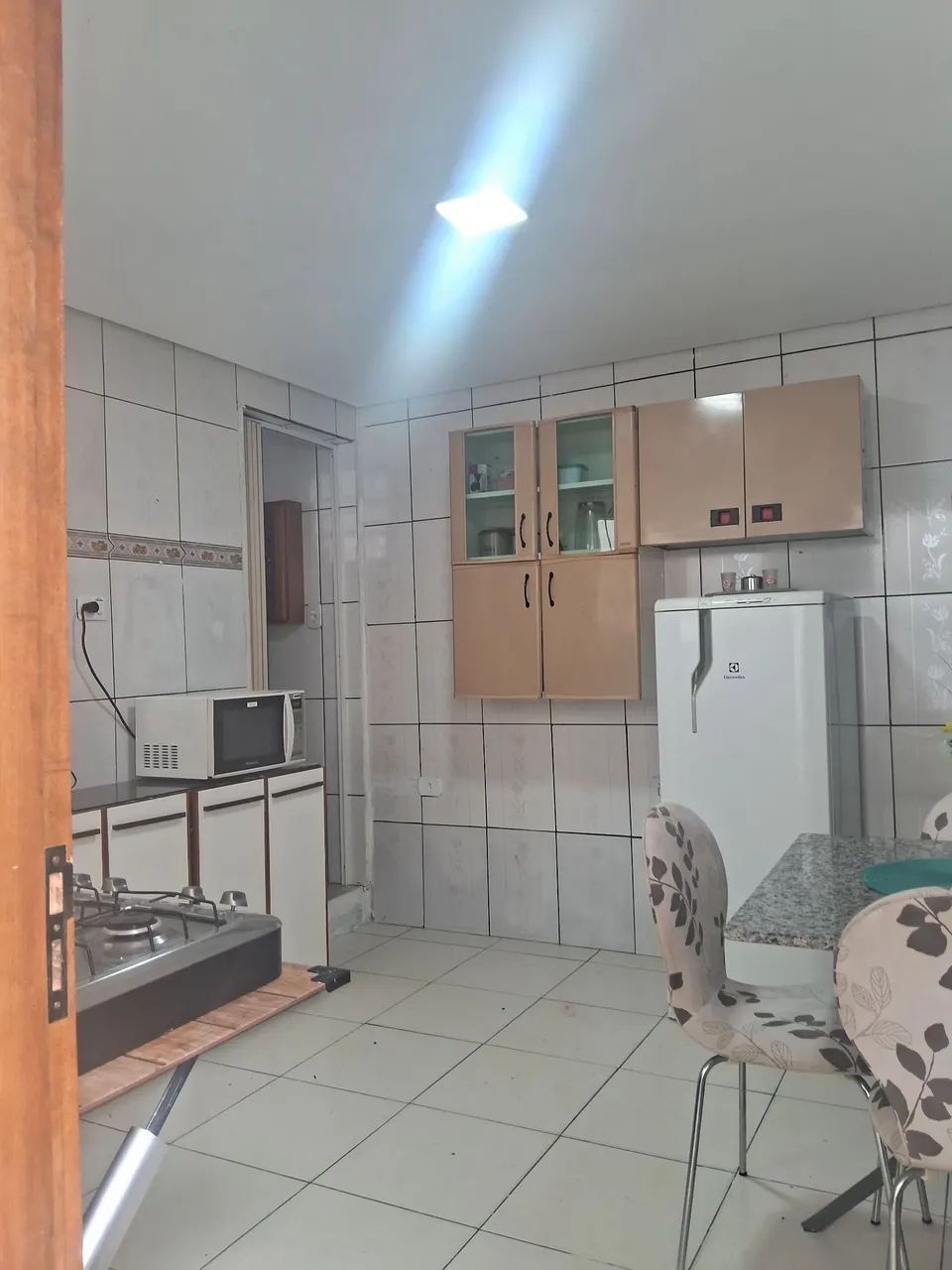 Casa lar mobiliada 