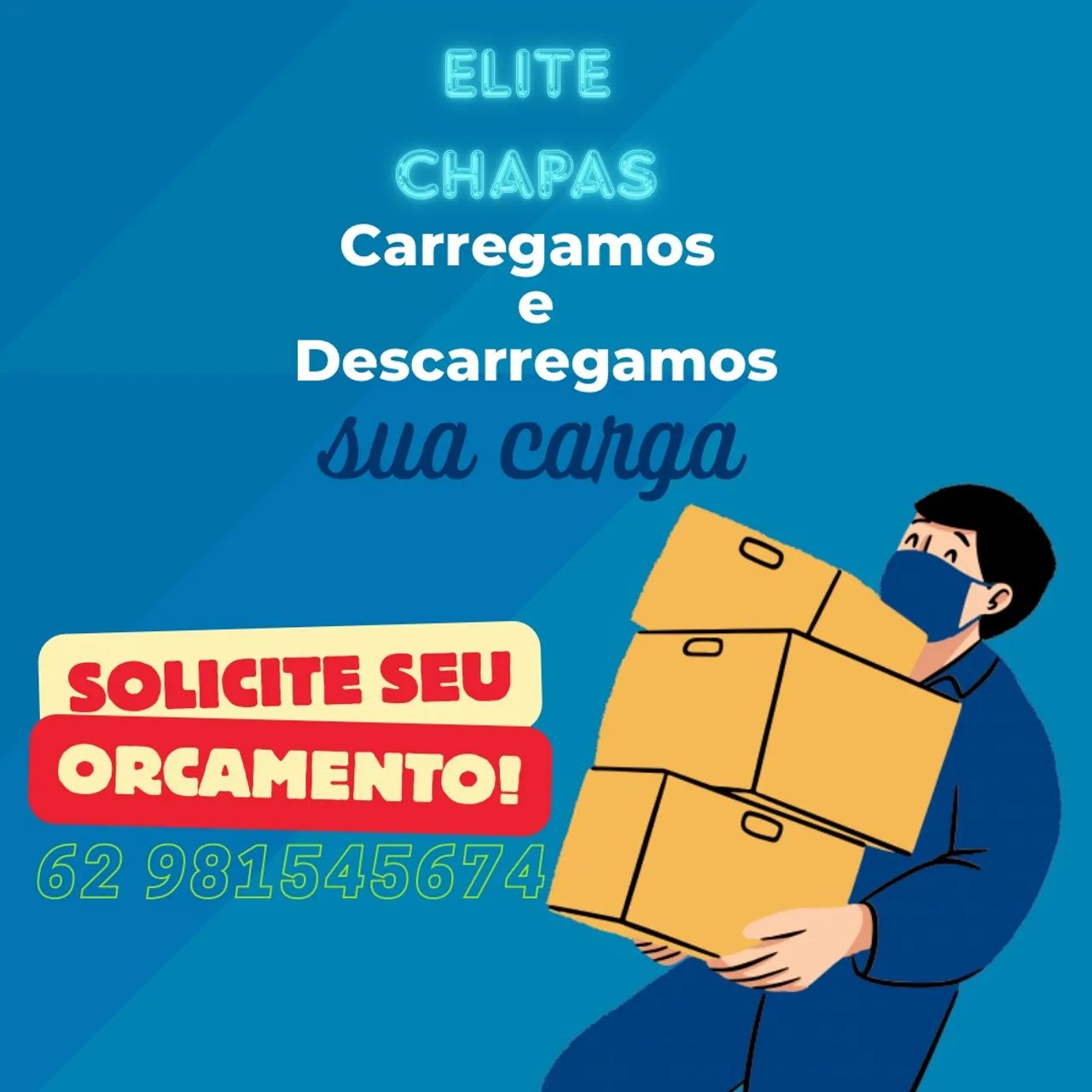 CHAPA / AJUDANTE DE CARGA E DESCARGA  - Foto 3