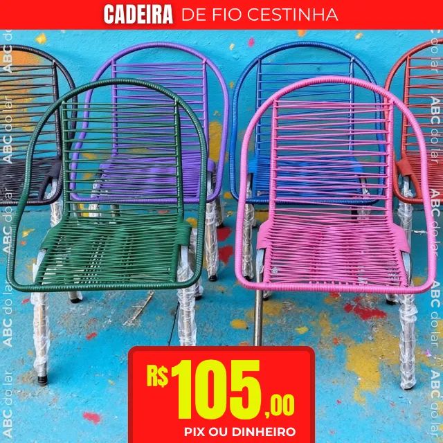 CADEIRA DE FIO CESTINHA