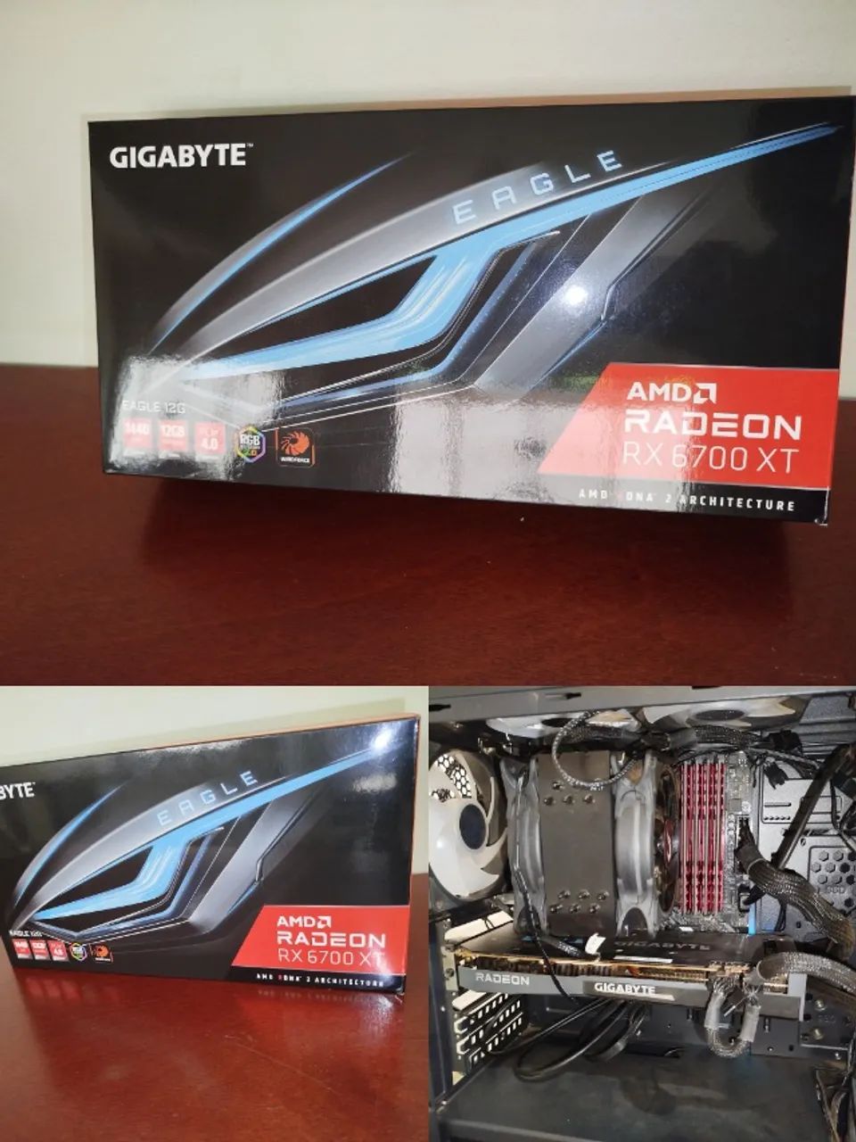 Placa de vídeo Rx 6700 xt 