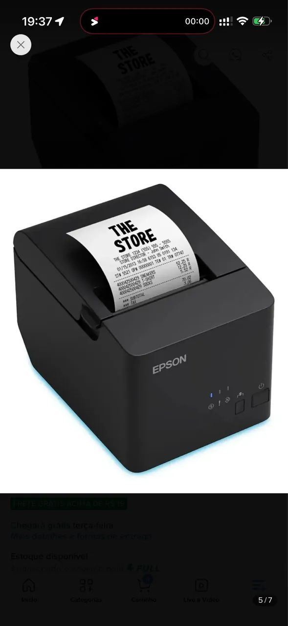 Impressora tm120x Epson 