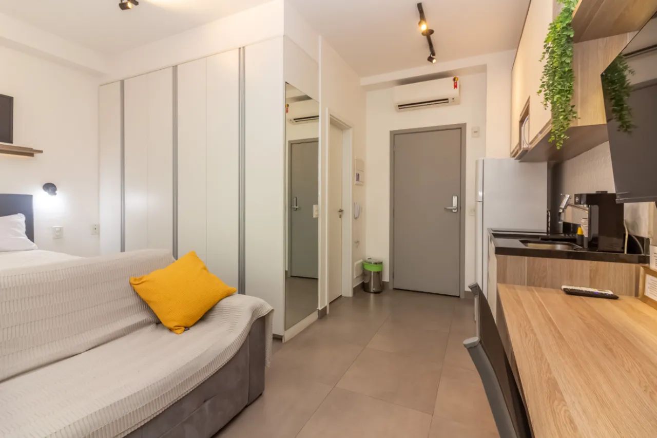 Studio para venda em Pinheiros com 1 quarto, sendo 1 suíte, 28m² - Foto 2