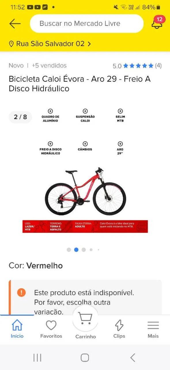 BICICLETA CALOI EVORA ARO 29 - Foto 2