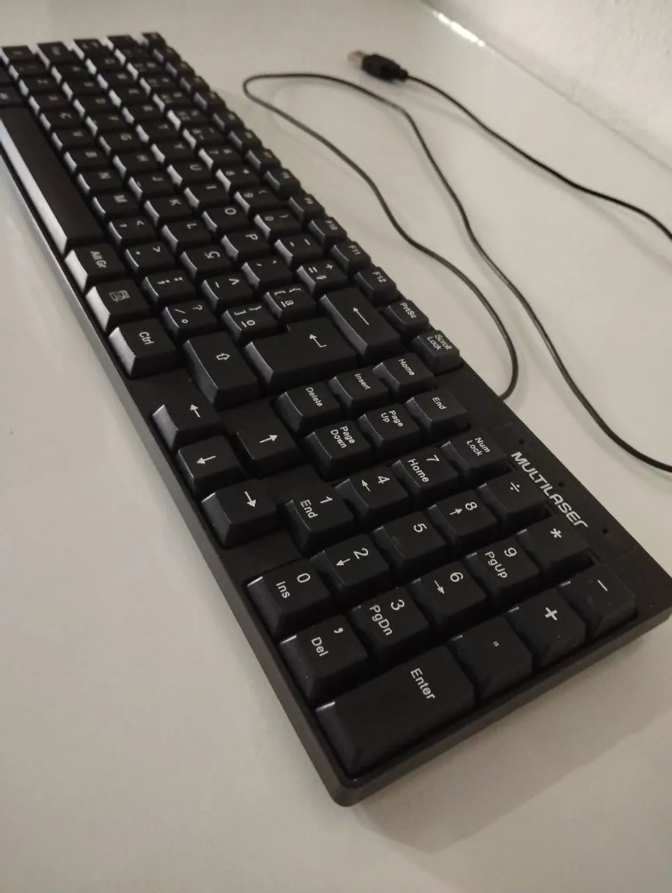 Teclado USB Multilaser com Numérico - Conservado - Foto 2