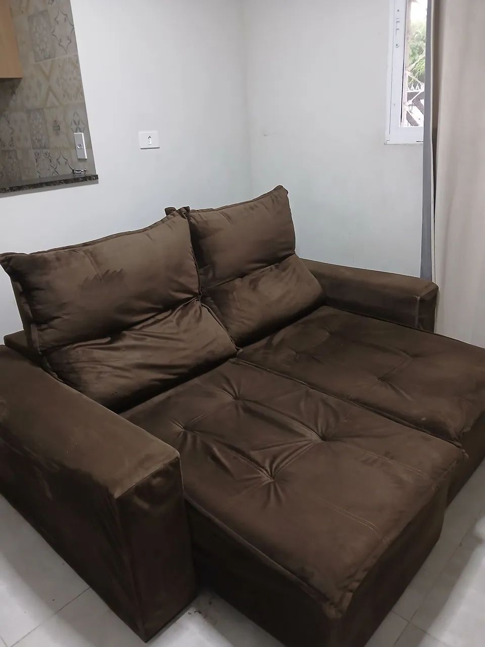 Sofá Retrátil reclinável 1,80m