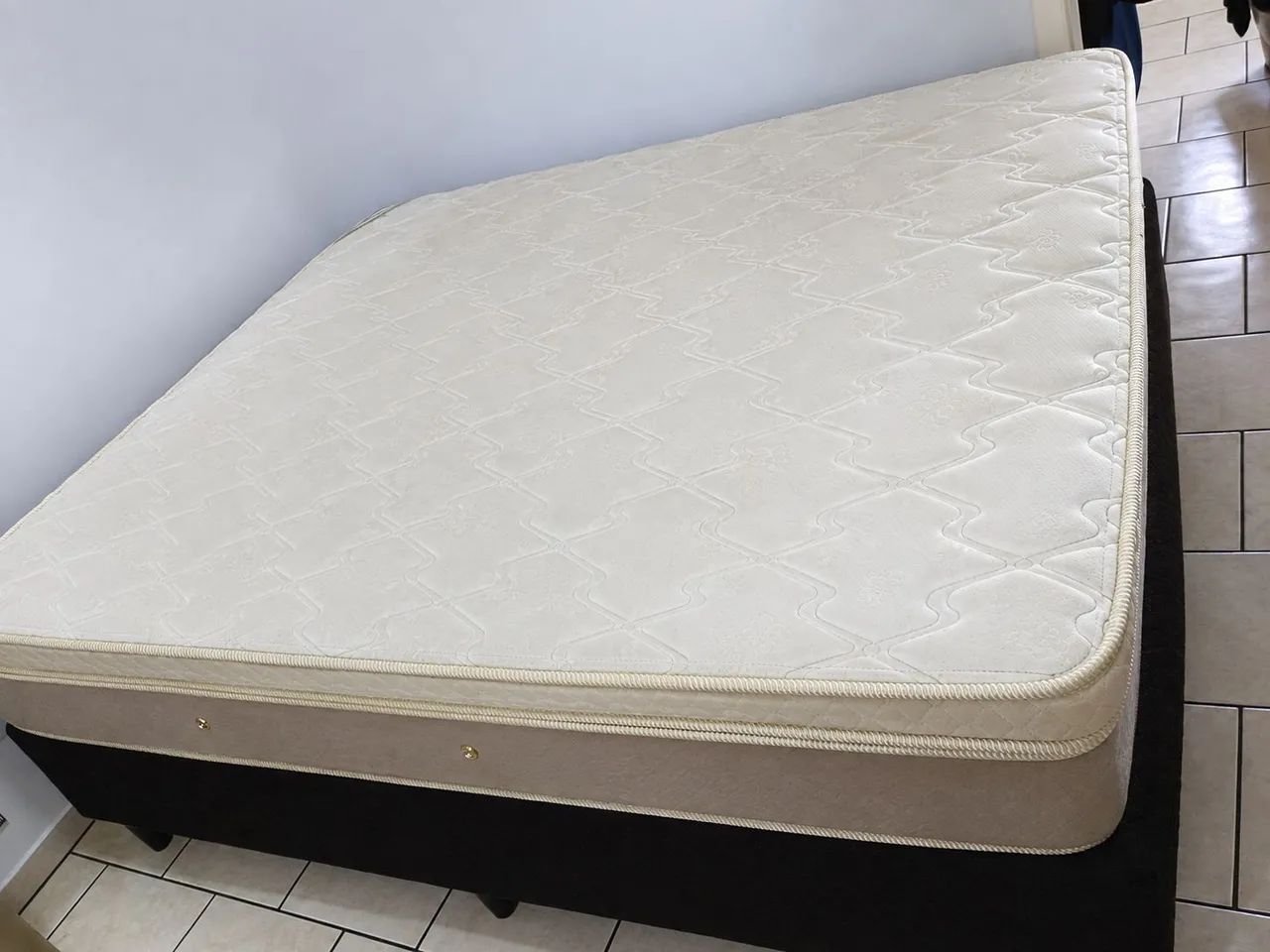 Cama Box King Size na marca Herval molas ensacadas