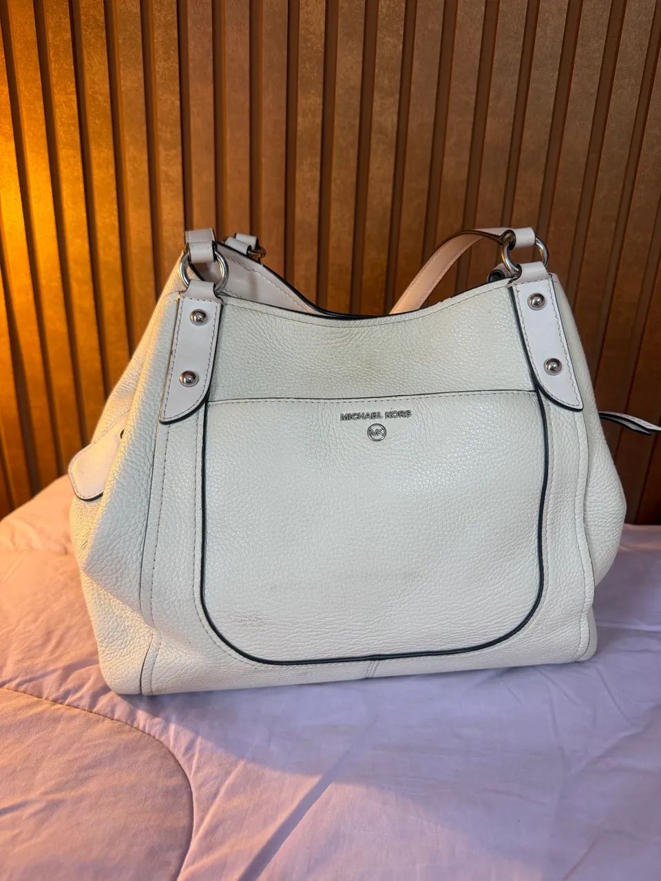 ? Bolsa Michael Kors Original Off White - Elegante e Espaçosa ?