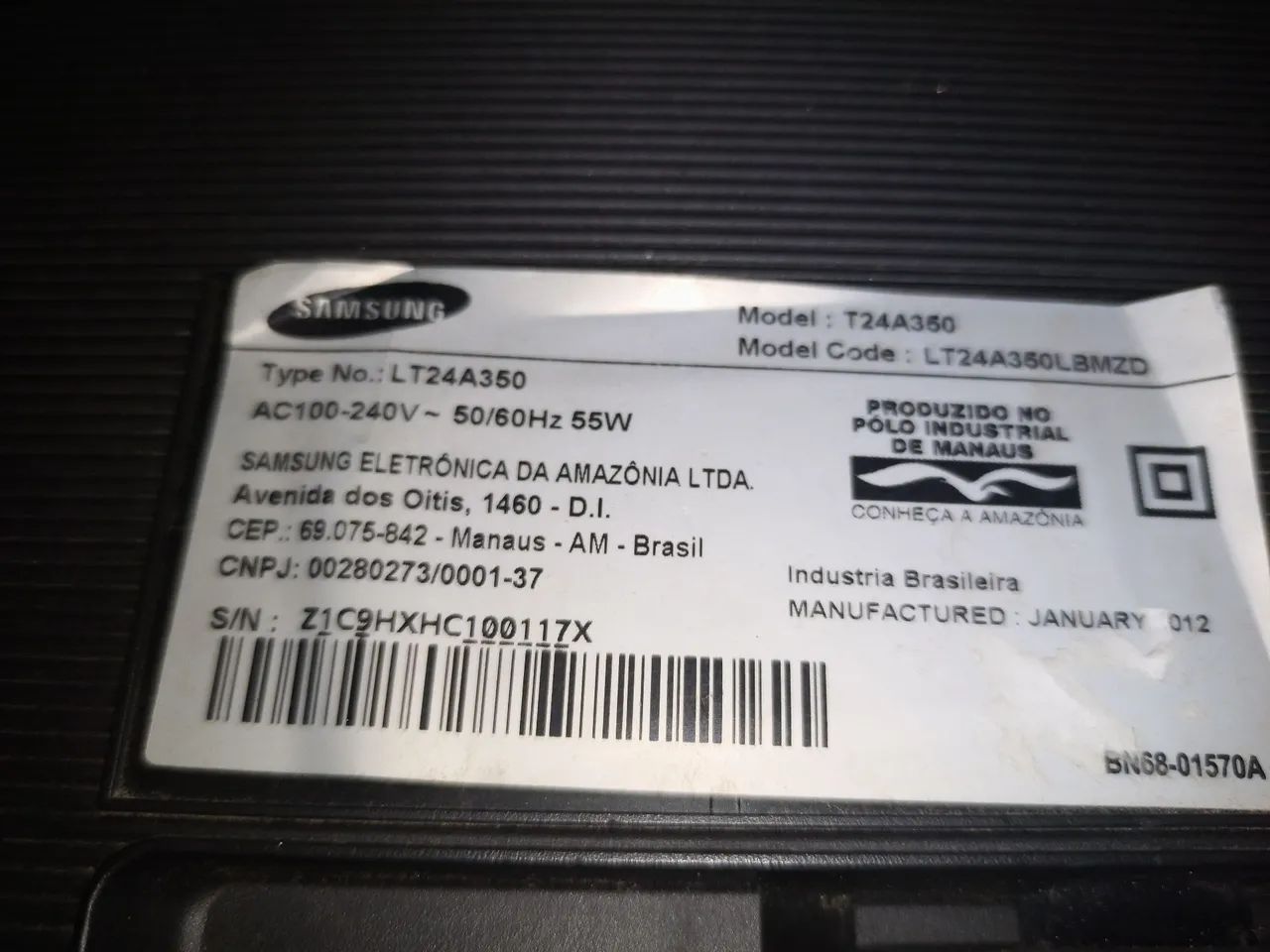 Monitor Samsung T24A350 - Defeito - Foto 2