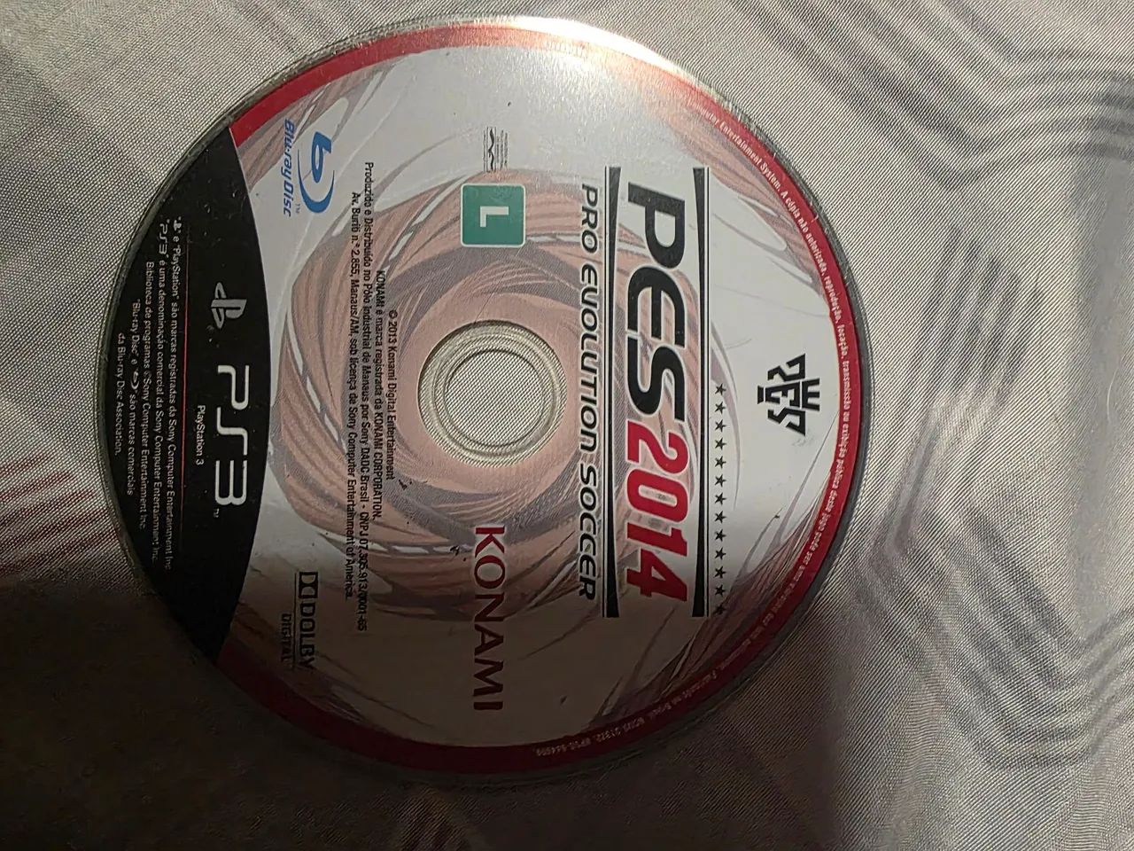 Jogo pes 2014 ps3 sem caixa