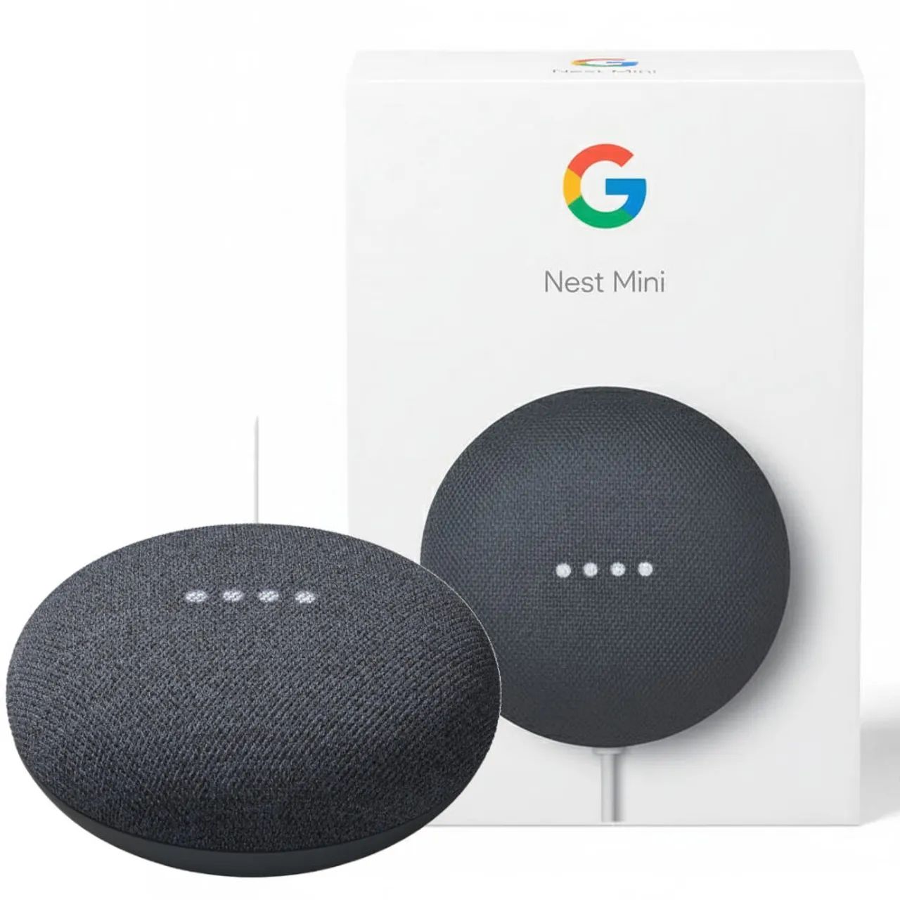 Google Nest Mini com suporte 2a geração - assistente voz casa