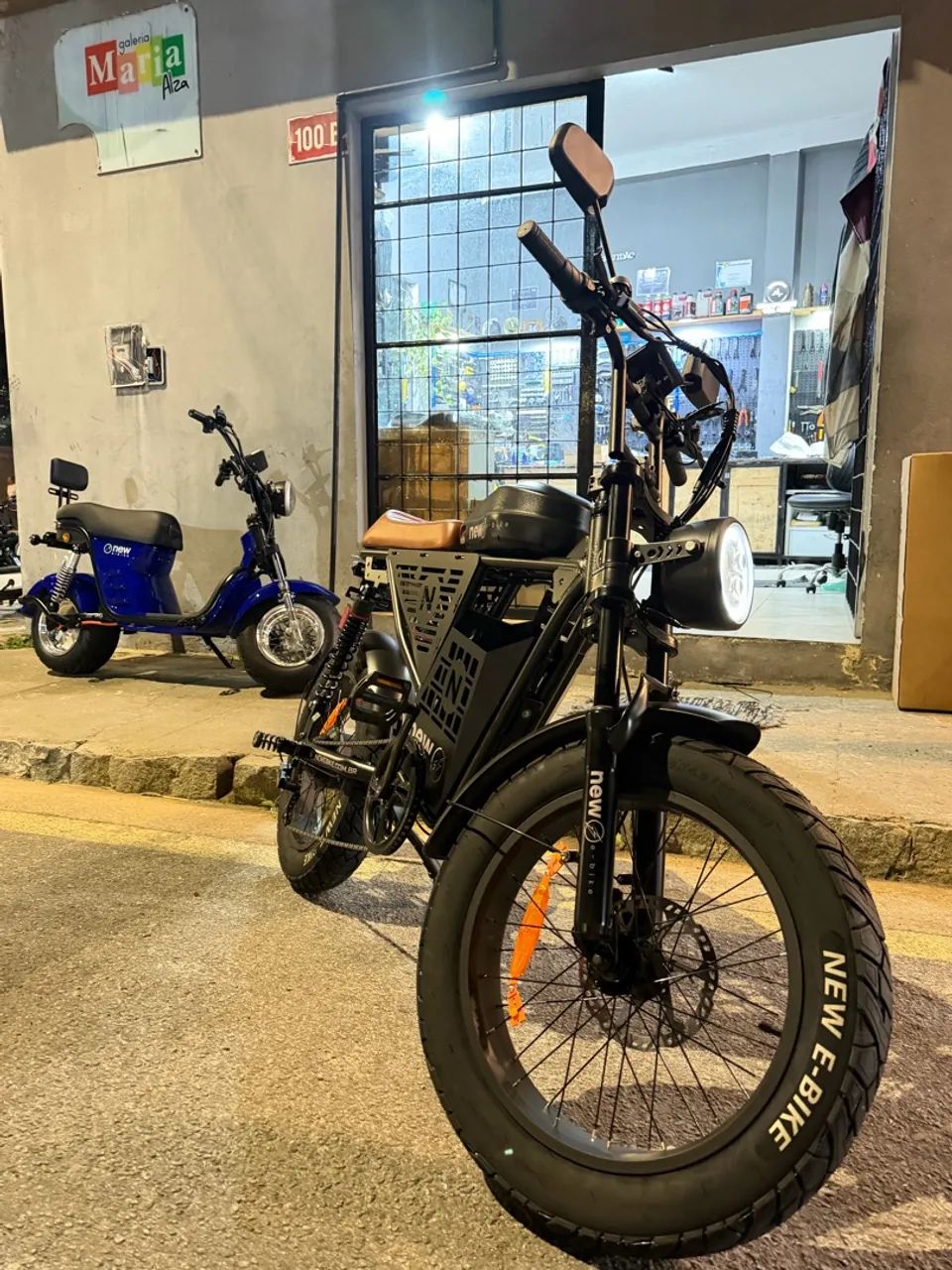 BICICLETA JSL 1000W PRETO - Foto 5
