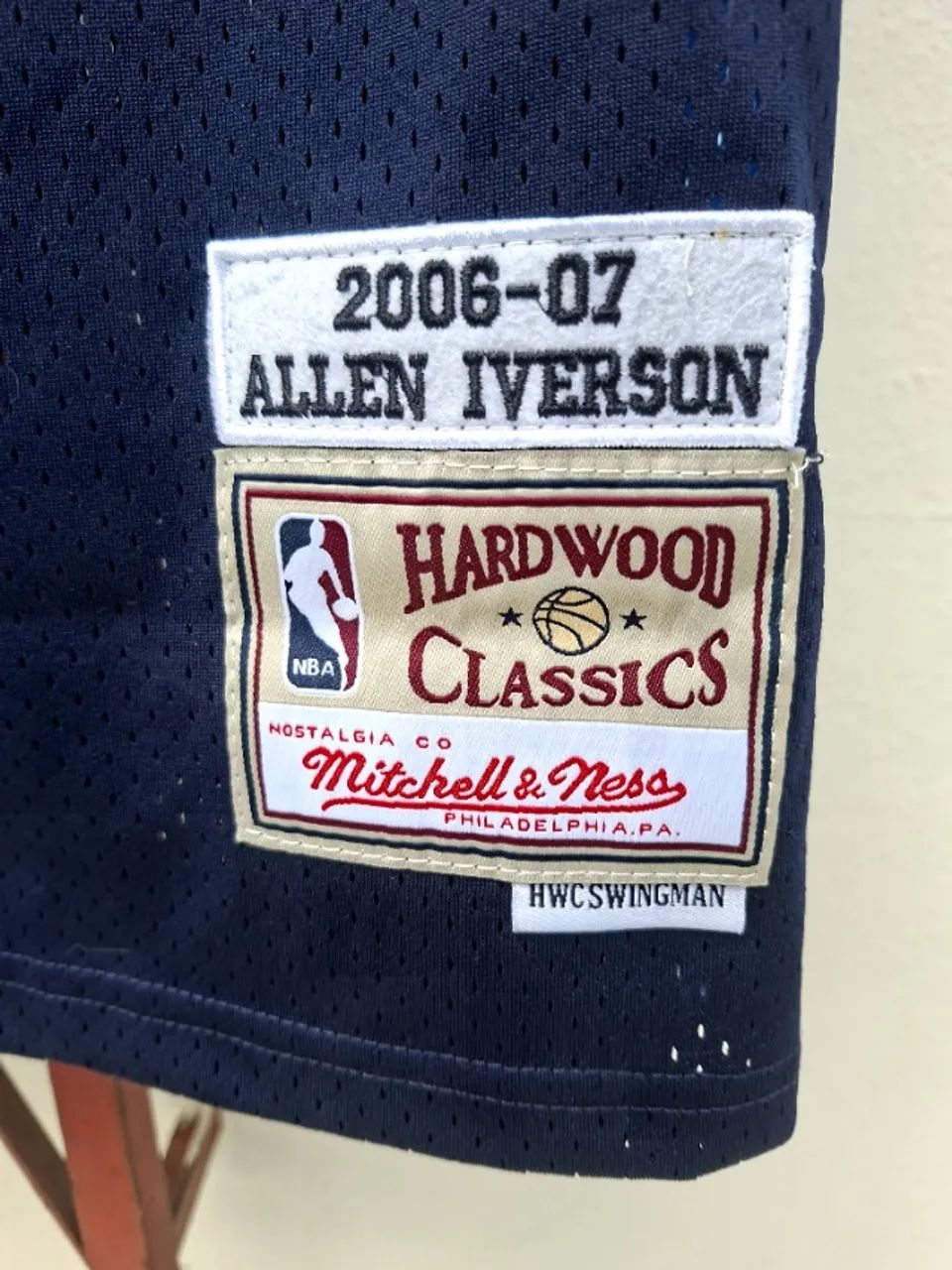 Camisa de Basquete Mitchell & Ness Allen Iverson Denver Nuggets - Foto 3