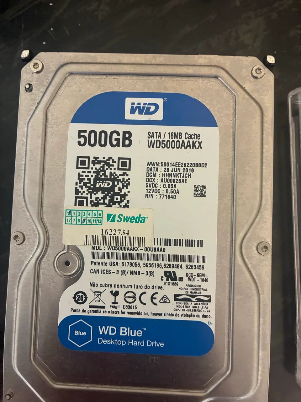 Hd WD 500gb 