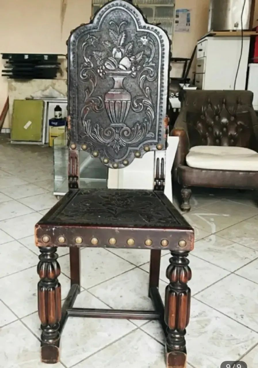 Sala de Jantar Colonial - Buffet, Mesa e 6 cadeiras  - Foto 4
