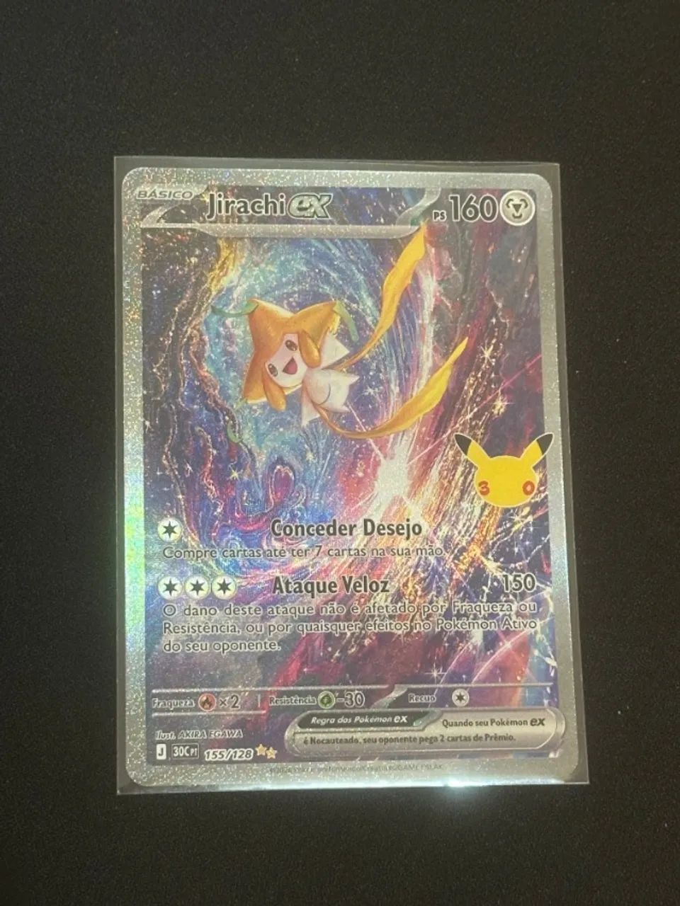 Jirachi ex (155/128) Celebração de 30 Anos Pokémon TCG - Hobbies e