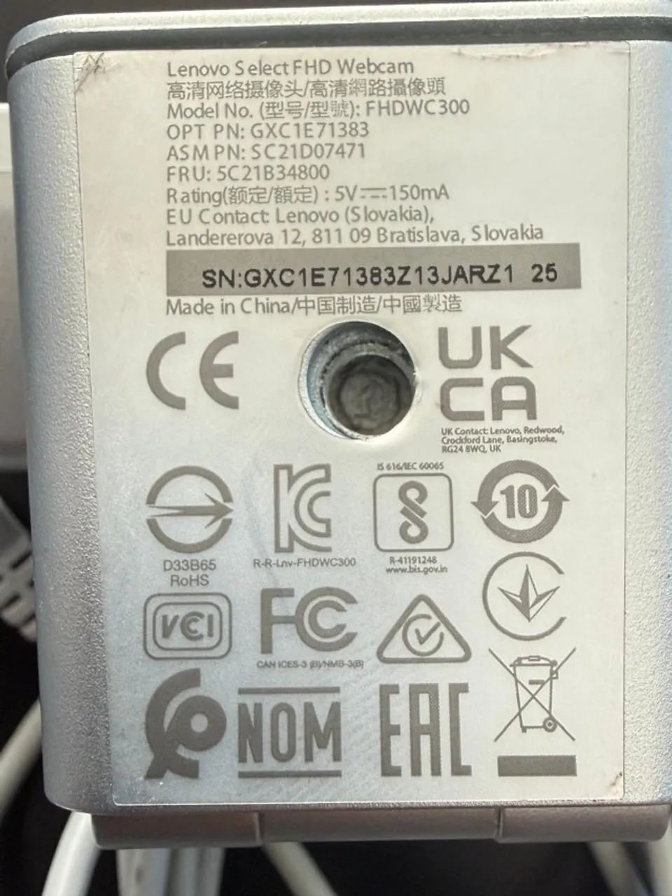 Webcan Lenovo FHDWC300 - Foto 2