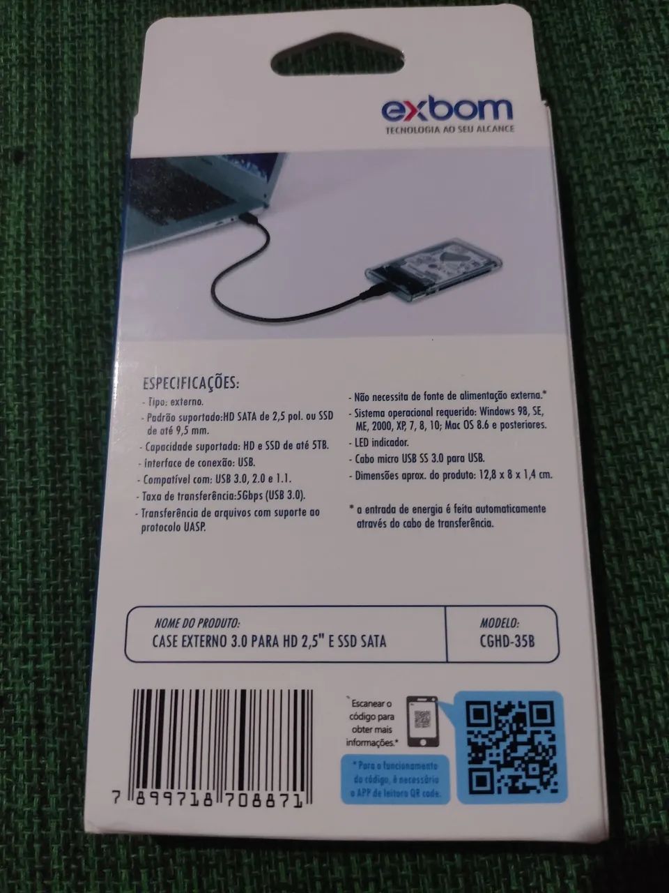 CASE HD, LEITOR HD, SSD - Foto 3