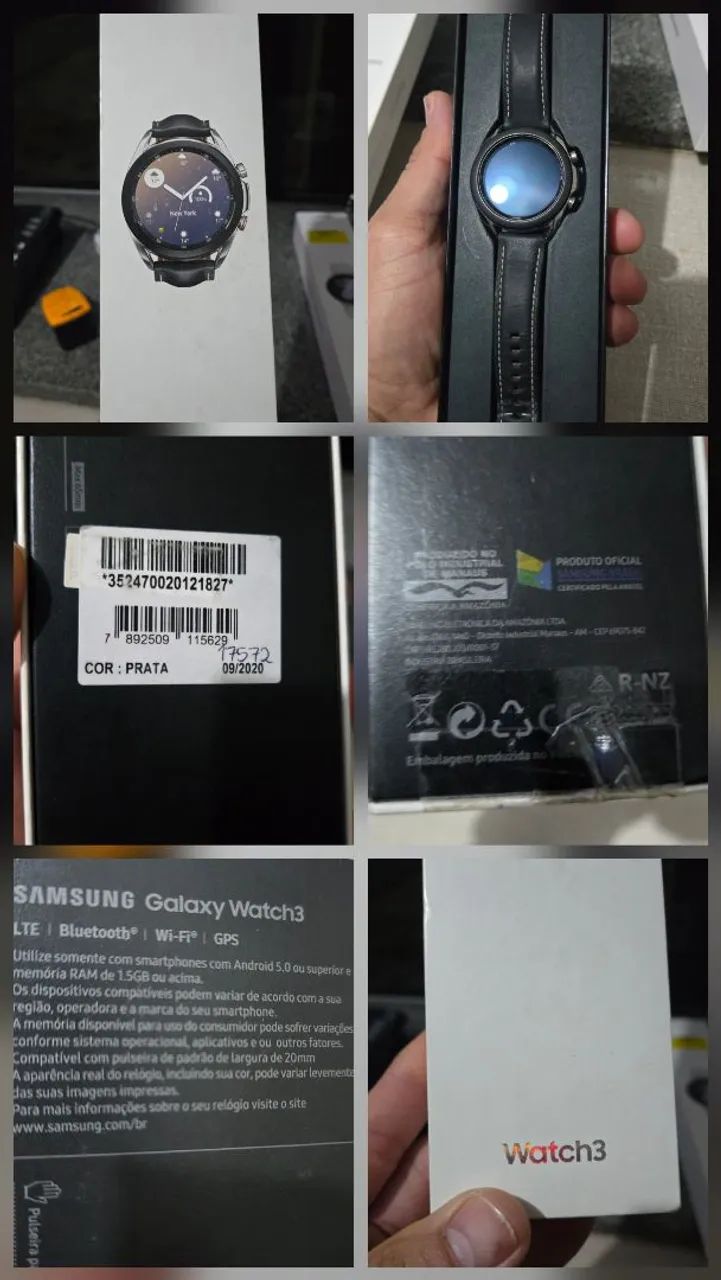 vendo galaxy Watch3 GPS Wi-Fi Bluetooth e LTE  - Foto 2