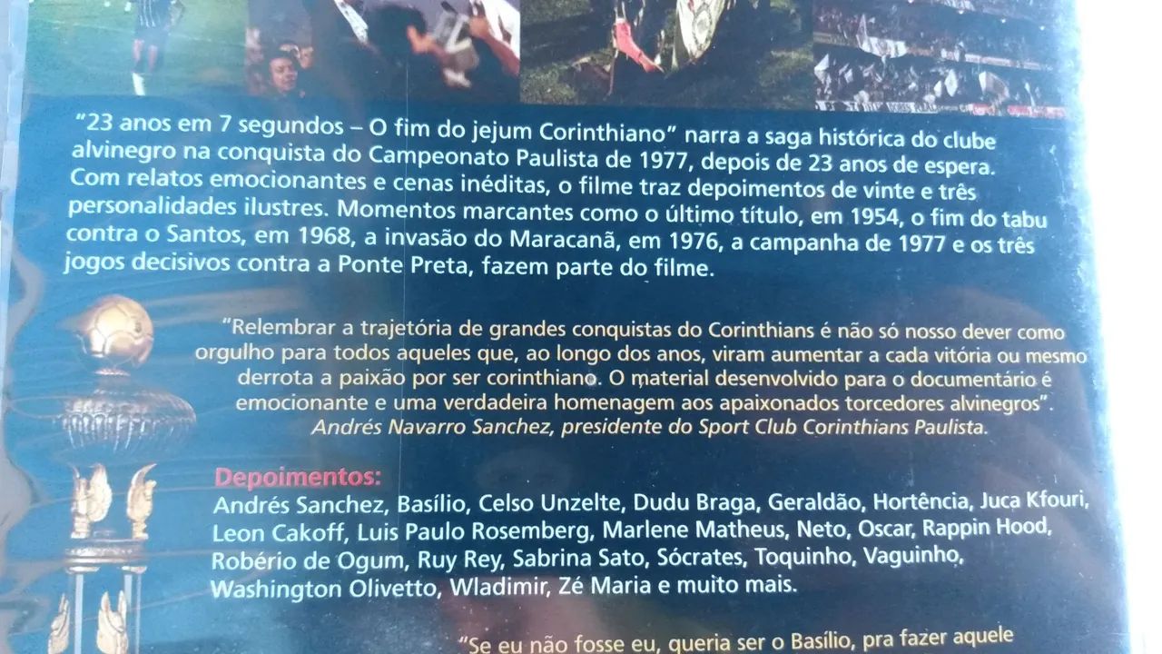 DVD original Corinthians 1977 o fim do jejum.  - Foto 4