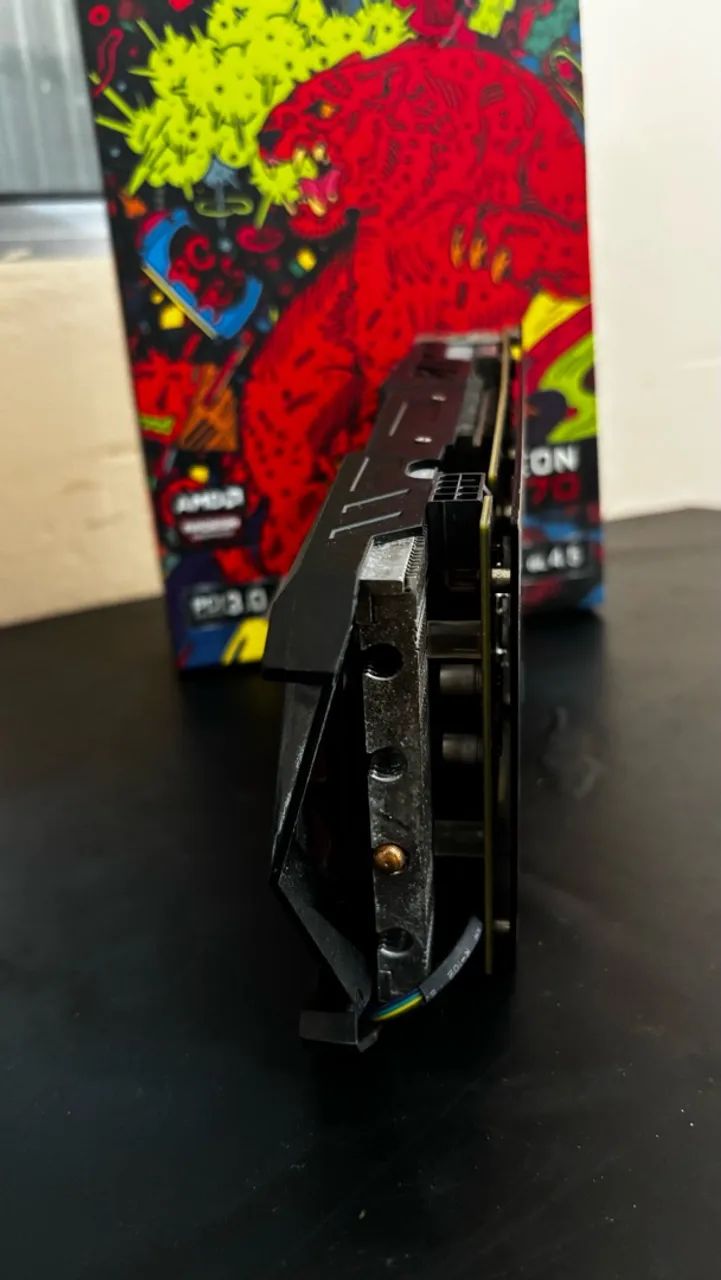 RX 570 4GB COM DEFEITO - Foto 5