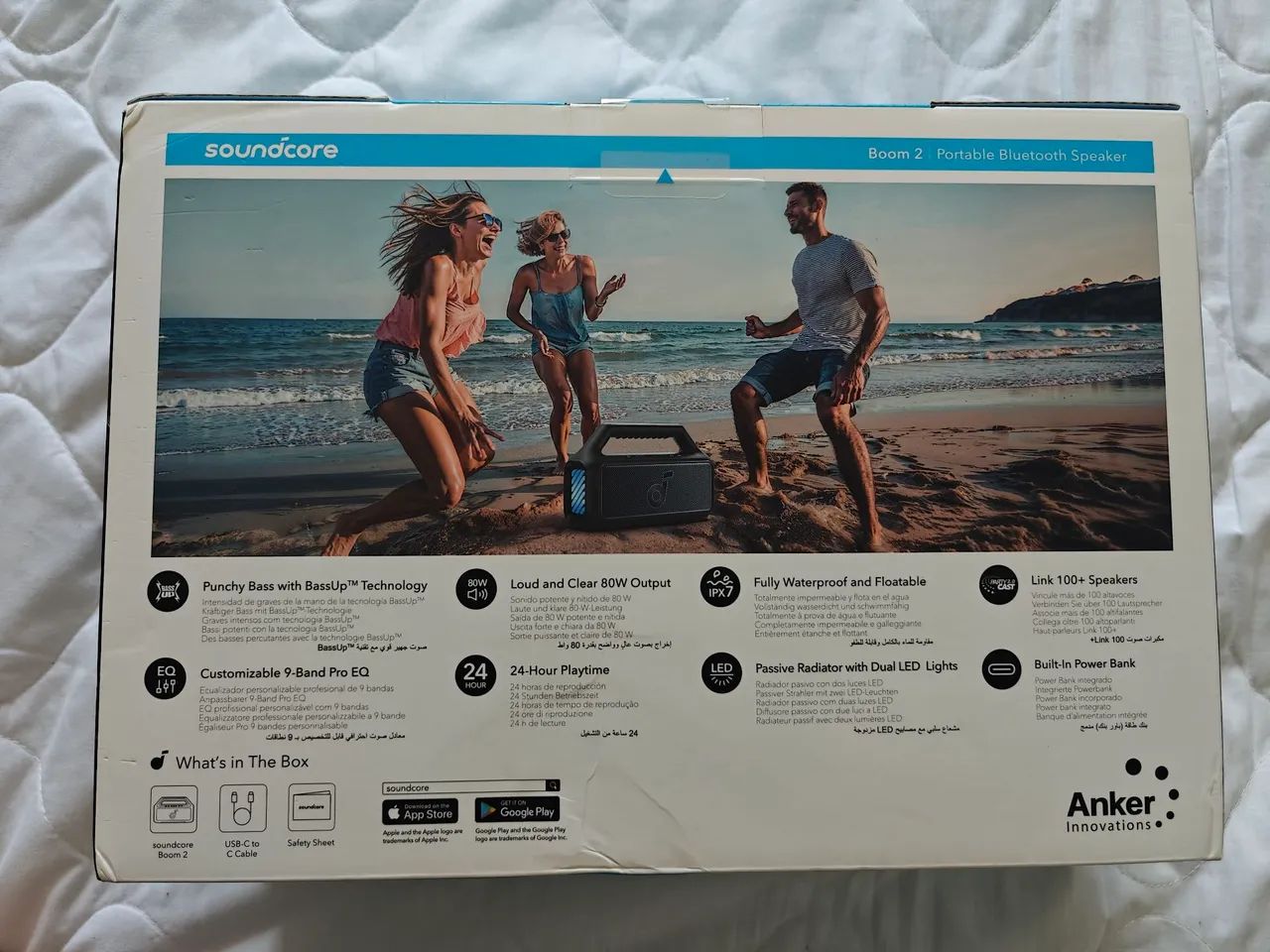 Caixa de Som Bluetooth Anker Soundcore Boom 2 80W - Foto 3