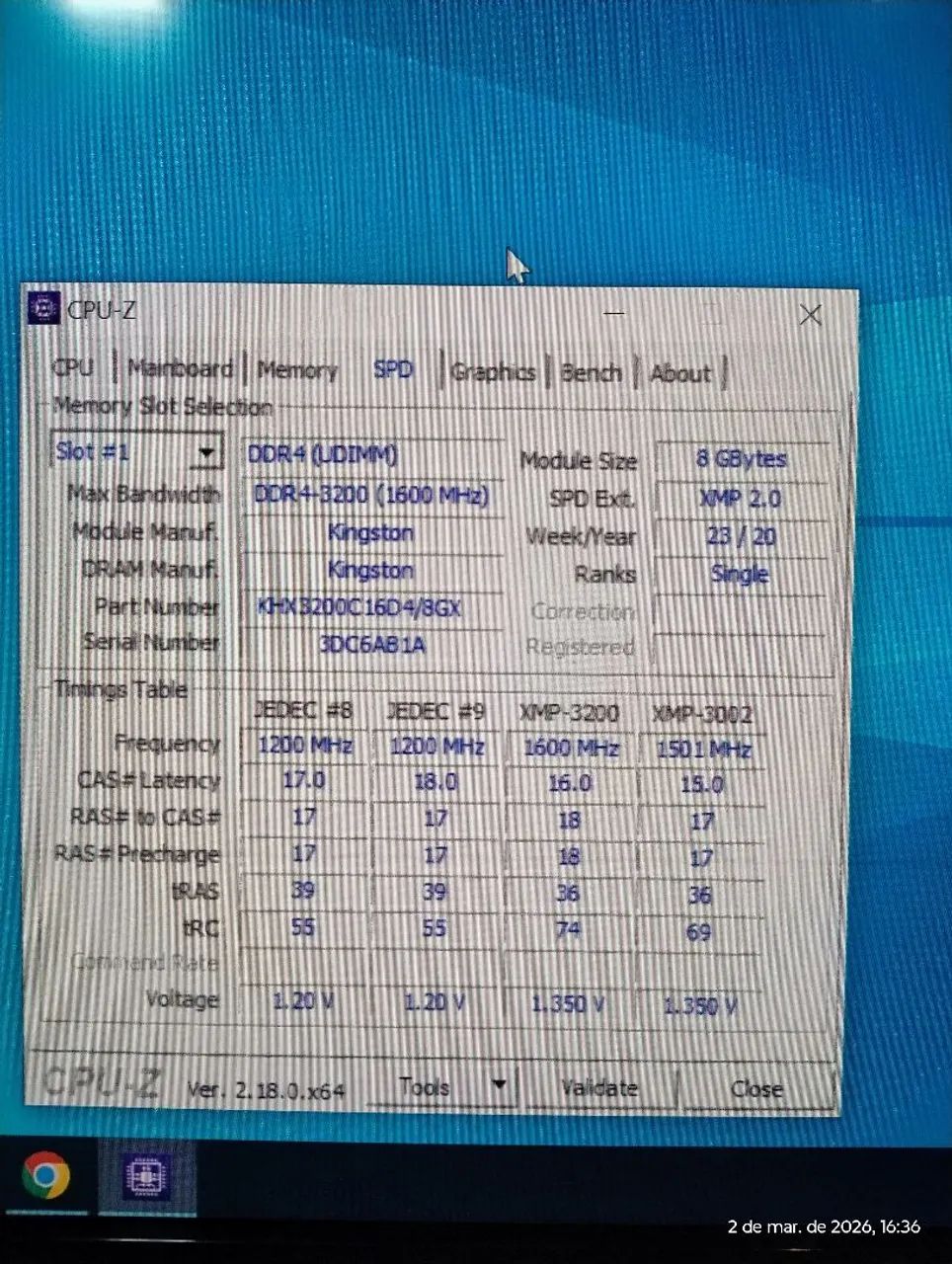  HyperX DDR4 16GB 3200Mhz RGB - Foto 2
