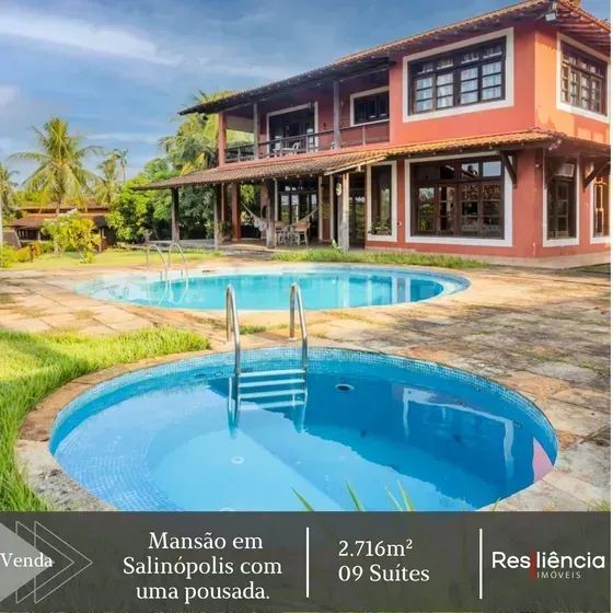 Mansão/Pousada | 2.716m² | Salinas