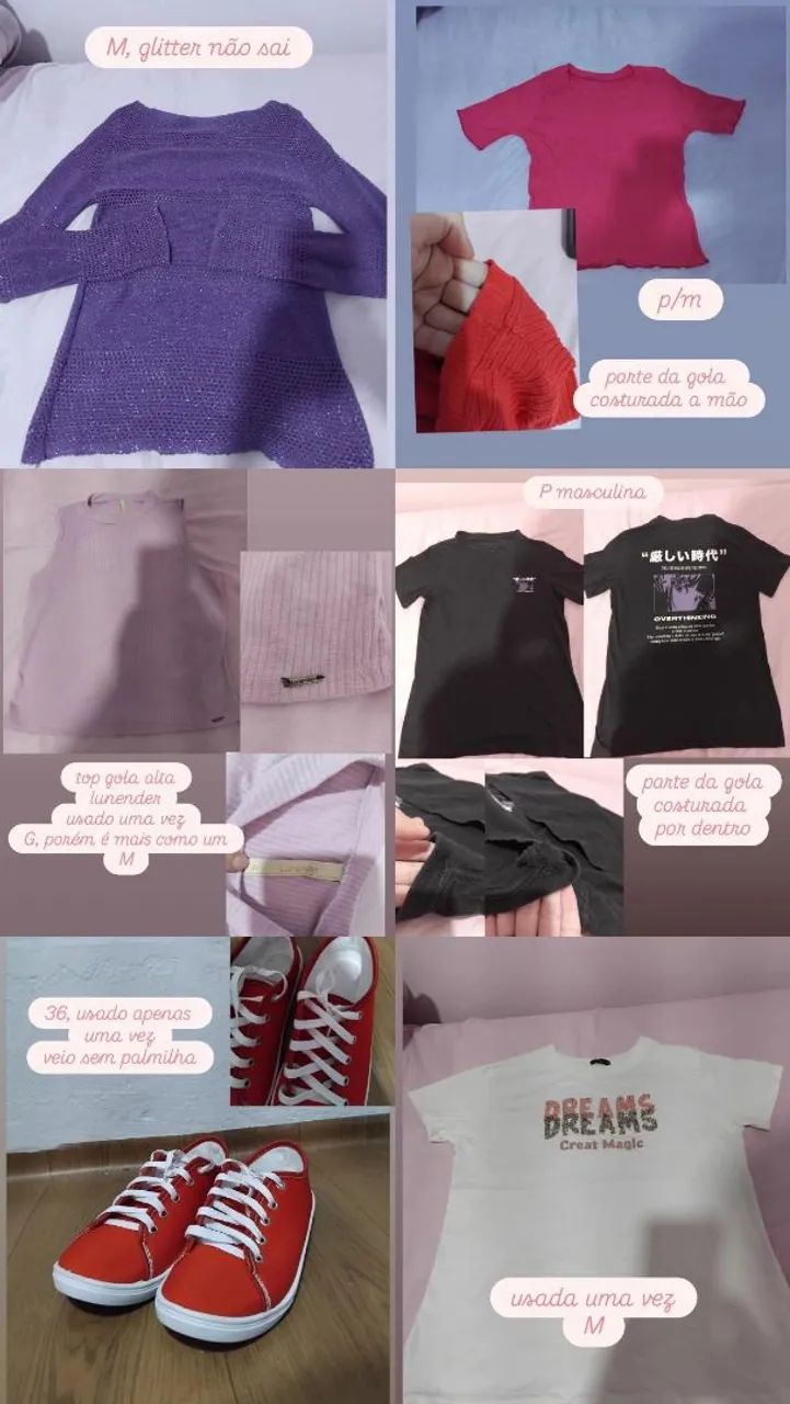 Kit Roupas Kawaii Variadas (LER DESCRIÇÃO!)  - Foto 5