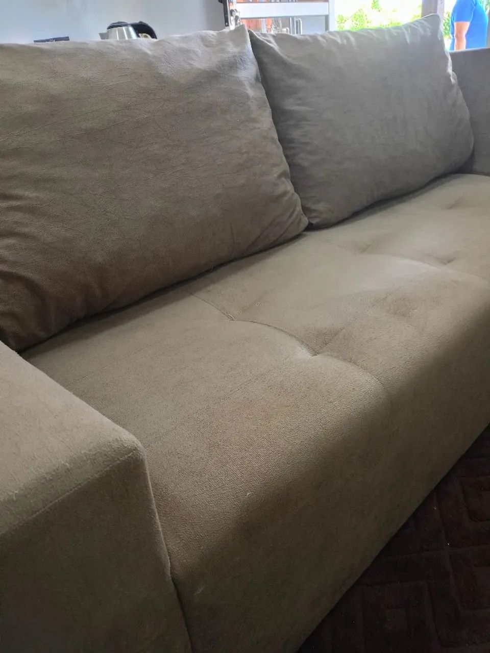 Sofá 3 Lugares Conservado  - Foto 4