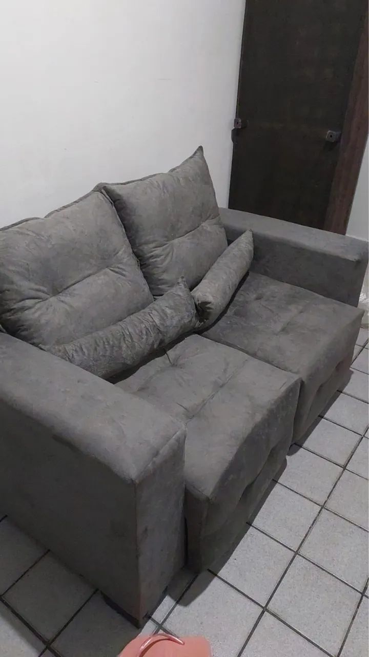 PROMOÇÃO SOFÁ RETRÁTIL 2 LUGARES DIRETO DA FABRICA  - Foto 4