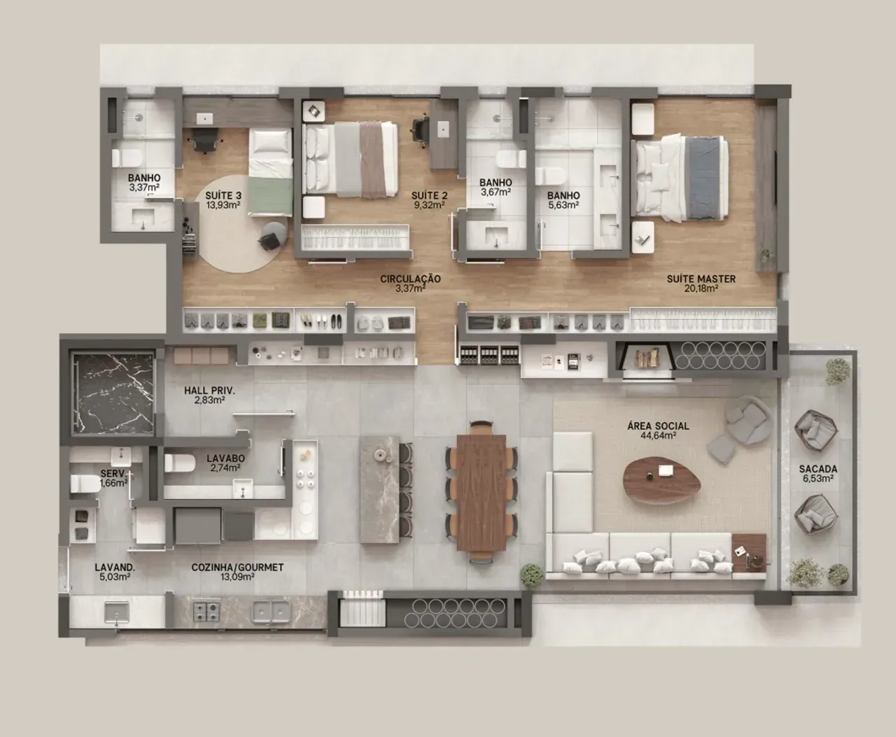 PLANTA 160m²