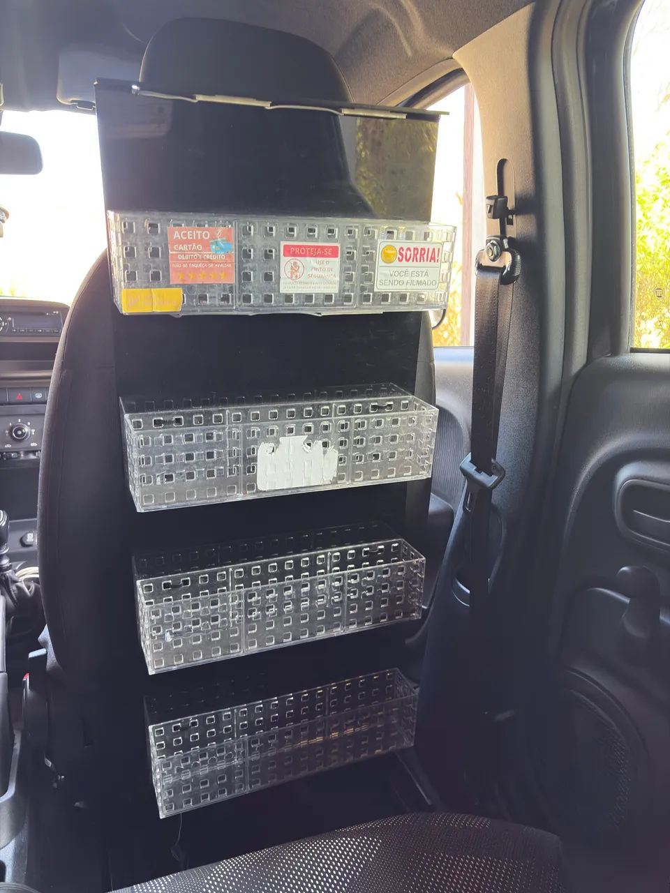Display para motorista de aplicativo montar sua loja no carro  - Foto 4
