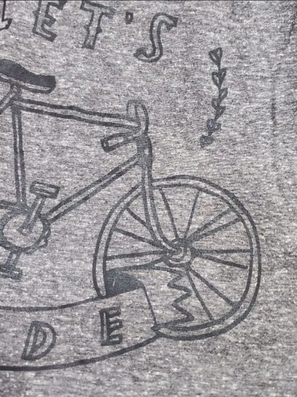 blusa cropped cinza bicicleta - Foto 2