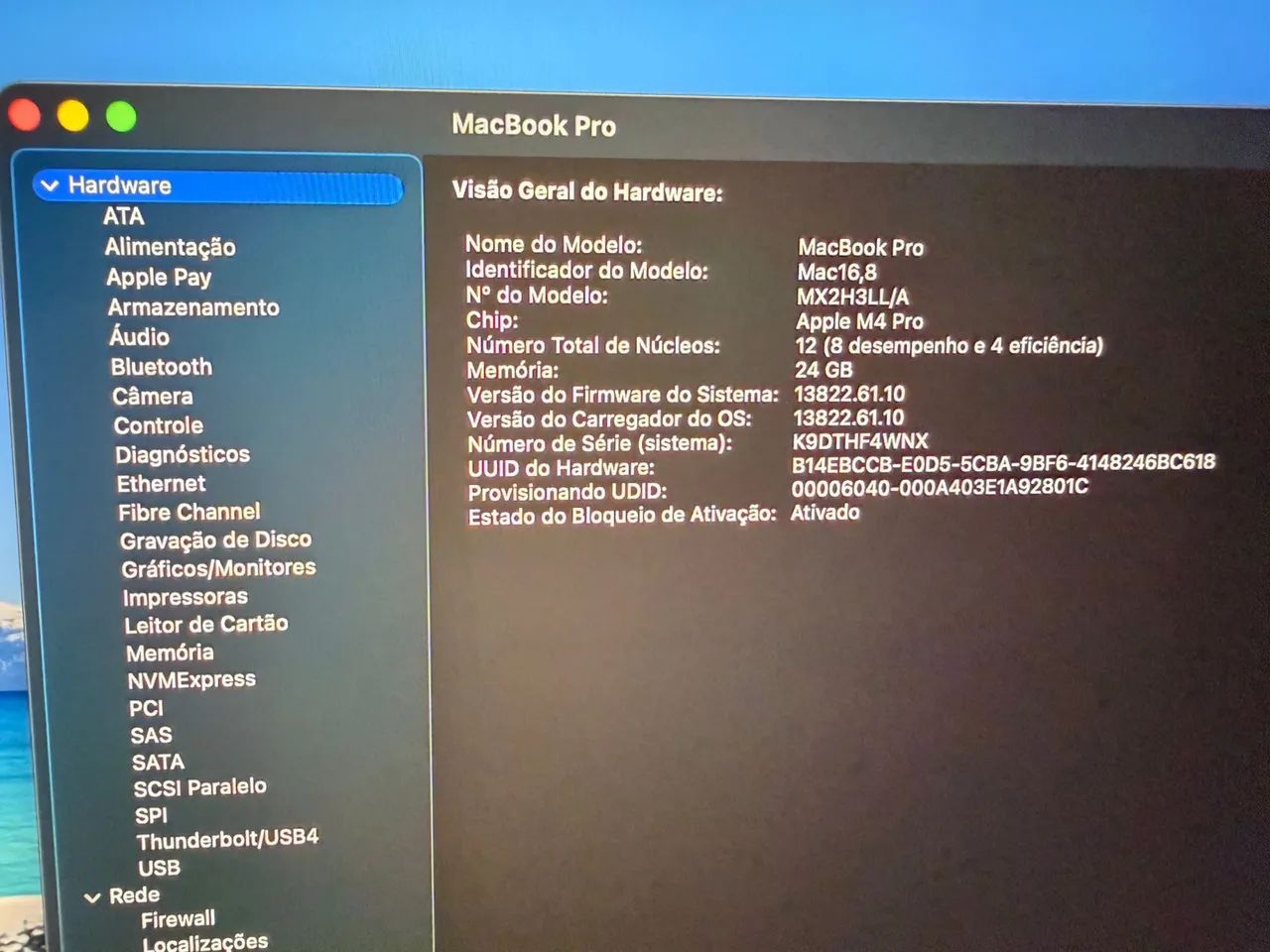 MacBook PRO M4 PRO | 24GB RAM | 512GB SSD | Garantia Apple até 2027 | Novo - Foto 3