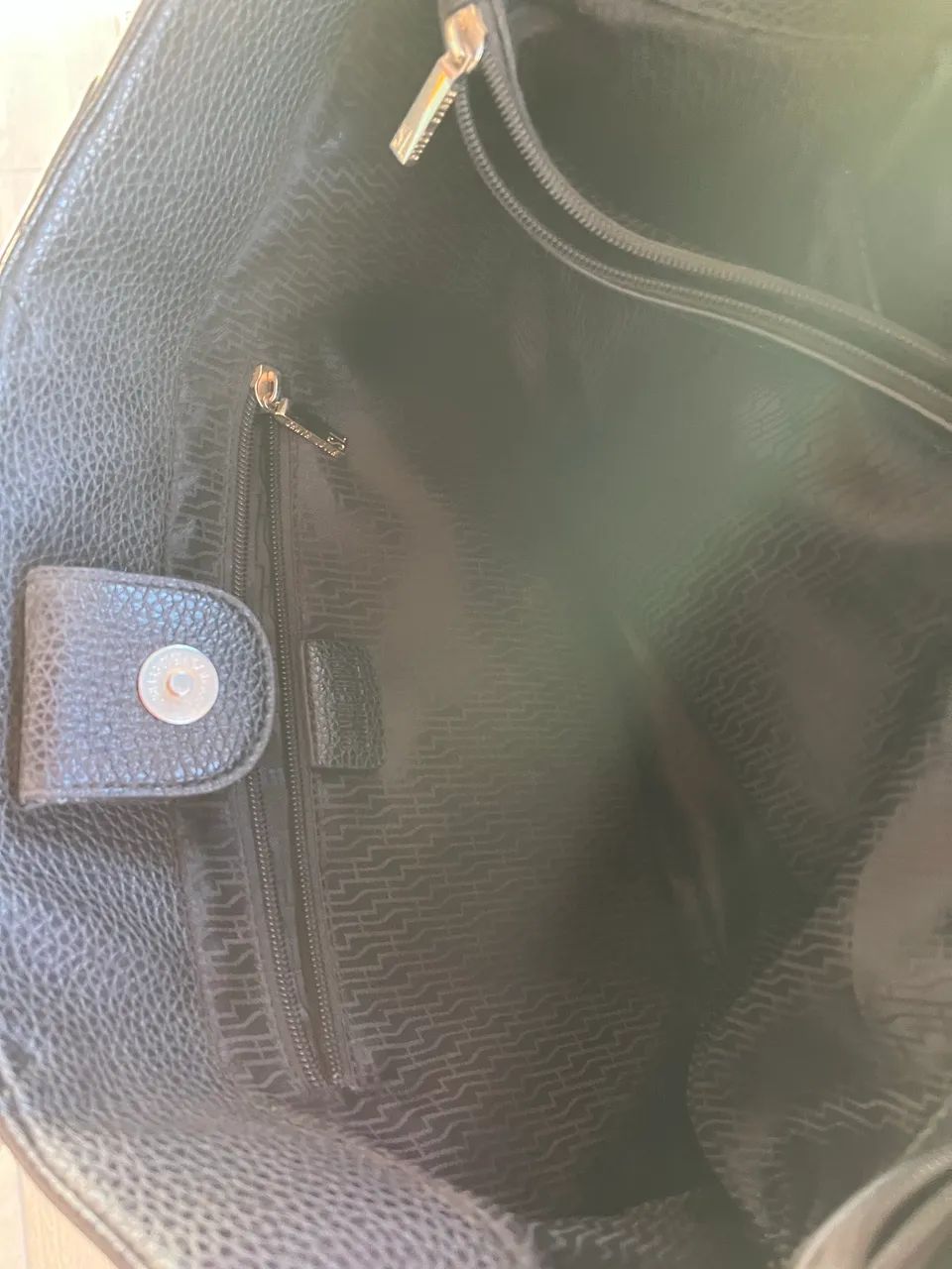 Bolsa couro preto Santa Lola  - Foto 2