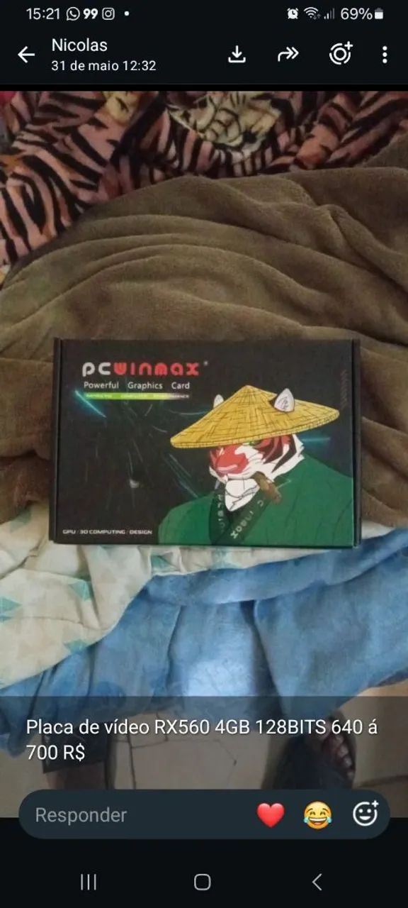 Vendo placa de vídeo 