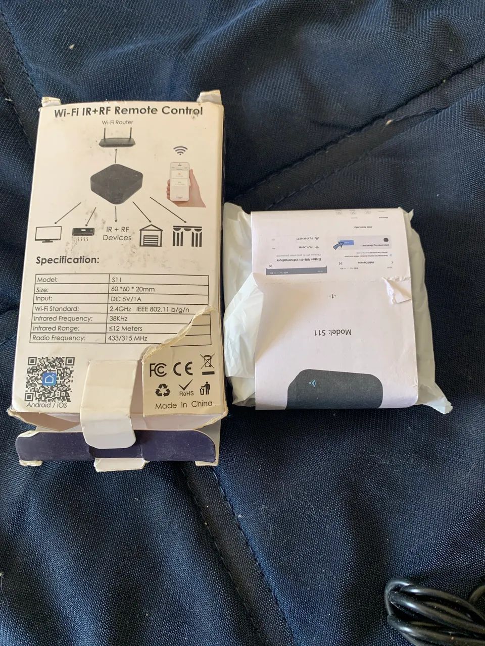Controle Smart IR/RF novo na caixa 