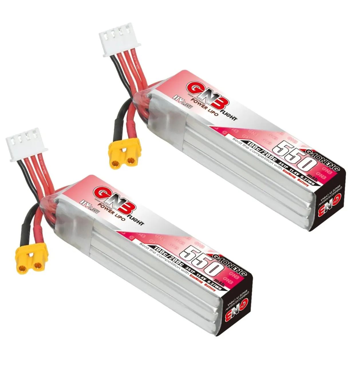 Bateria GAONENG GNB LiPo 3S 550mAh 100C XT30