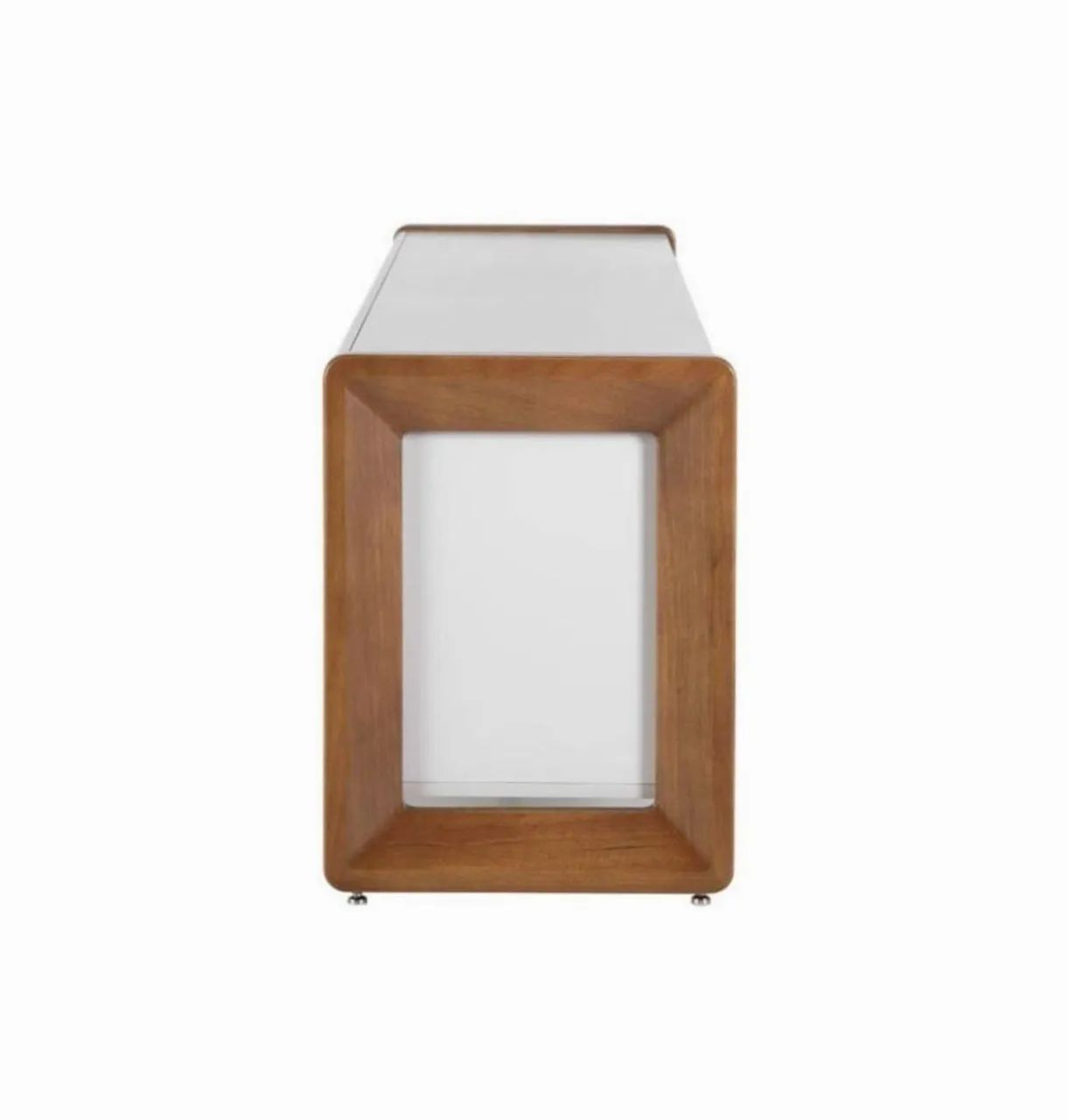 Rack Bristol 189 cm Natural com Off White Fosco - Rack para TV