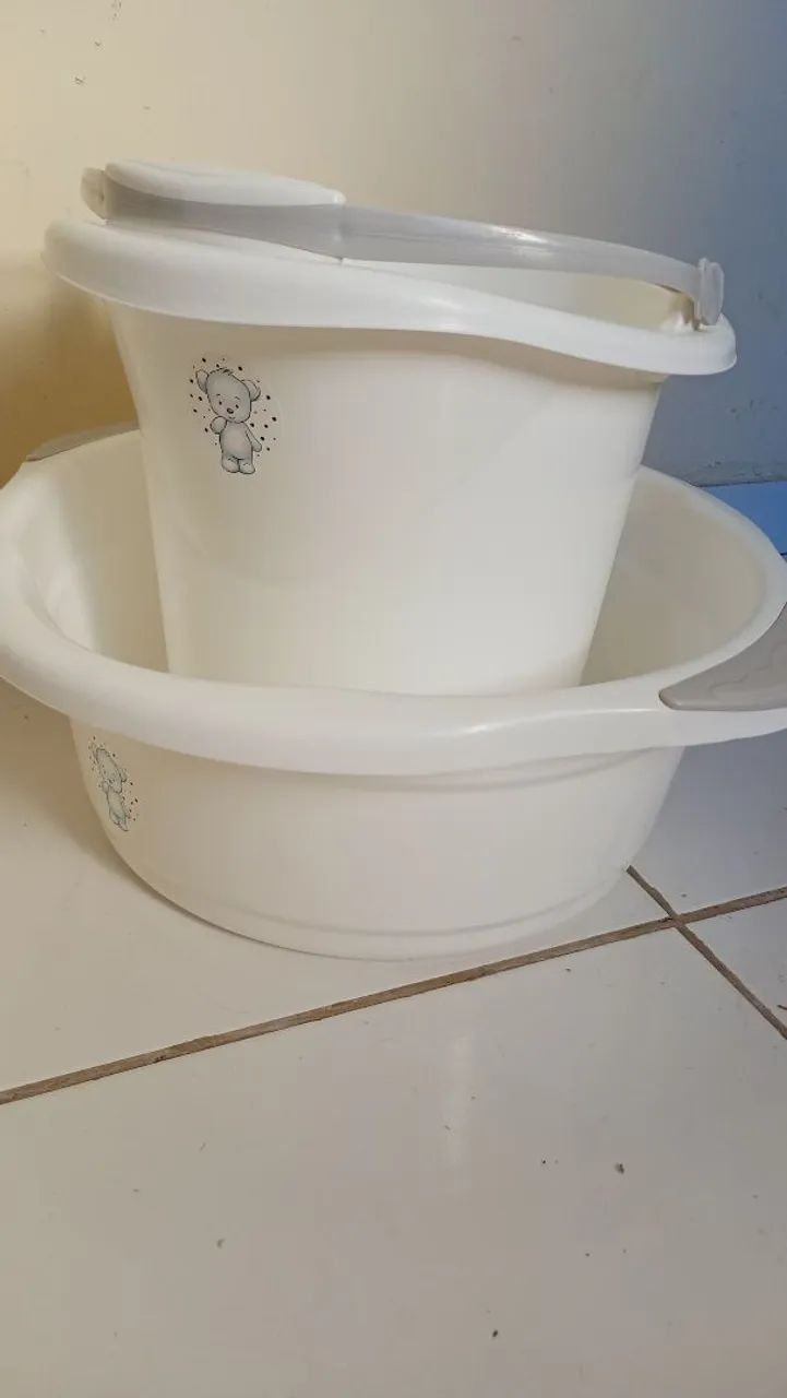 Kit bacia e balde fofura - Foto 2