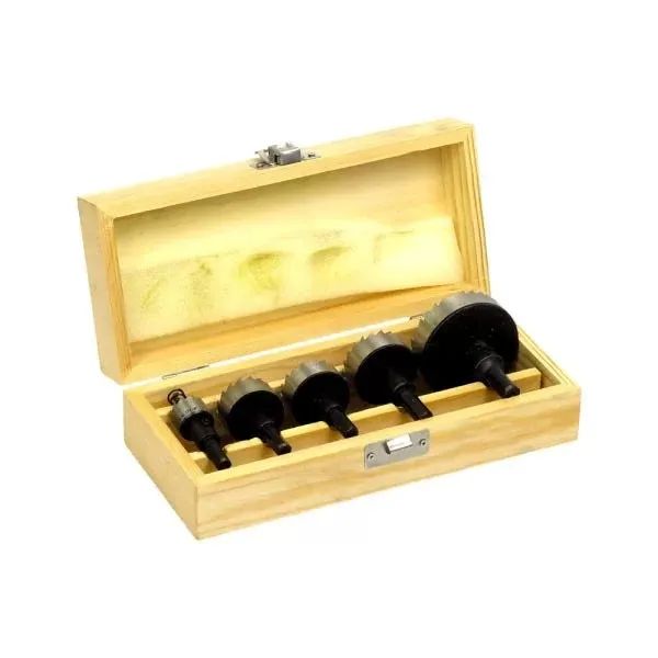 kit jogo serra copo com 5pcs  18 30 32 35 55 idea ferro medeira id 5236h