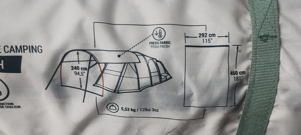 Túnel para barraca 