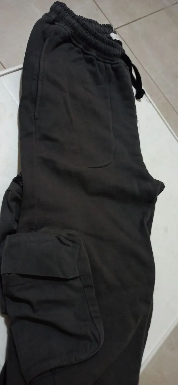 Calça cargo Moletom Zara Teens - Foto 3