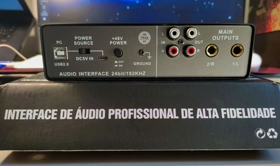 Interface de áudio USB Teyun Q-24  - Foto 2