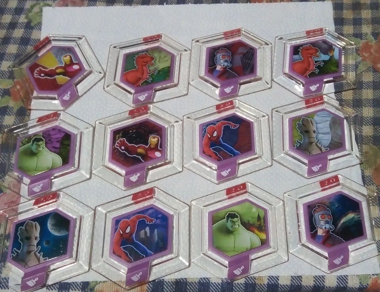 Disney Infinity Discos do Poder Tubo Portátil Vingadores Álbum de Discos Marvel Pôster PS4 - Foto 4